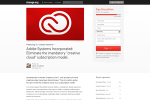 Adobe Auf Dem Absteigenden Ast