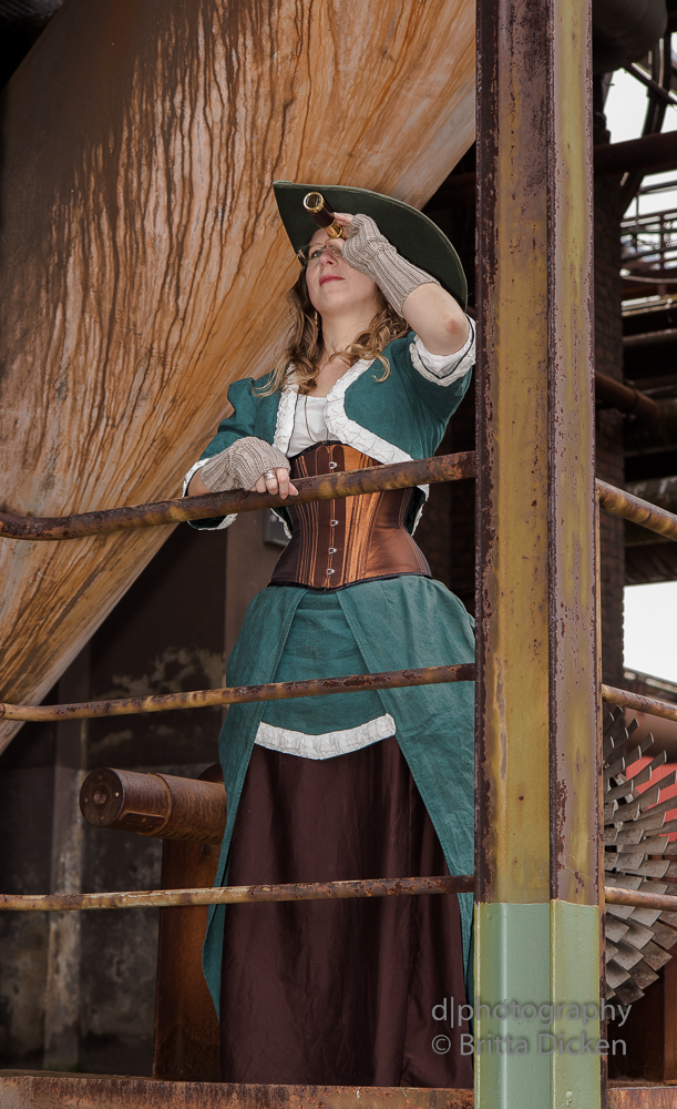 Luftpiratin Und Gentleman (steampunk-fotoshooting Im Lapadu)