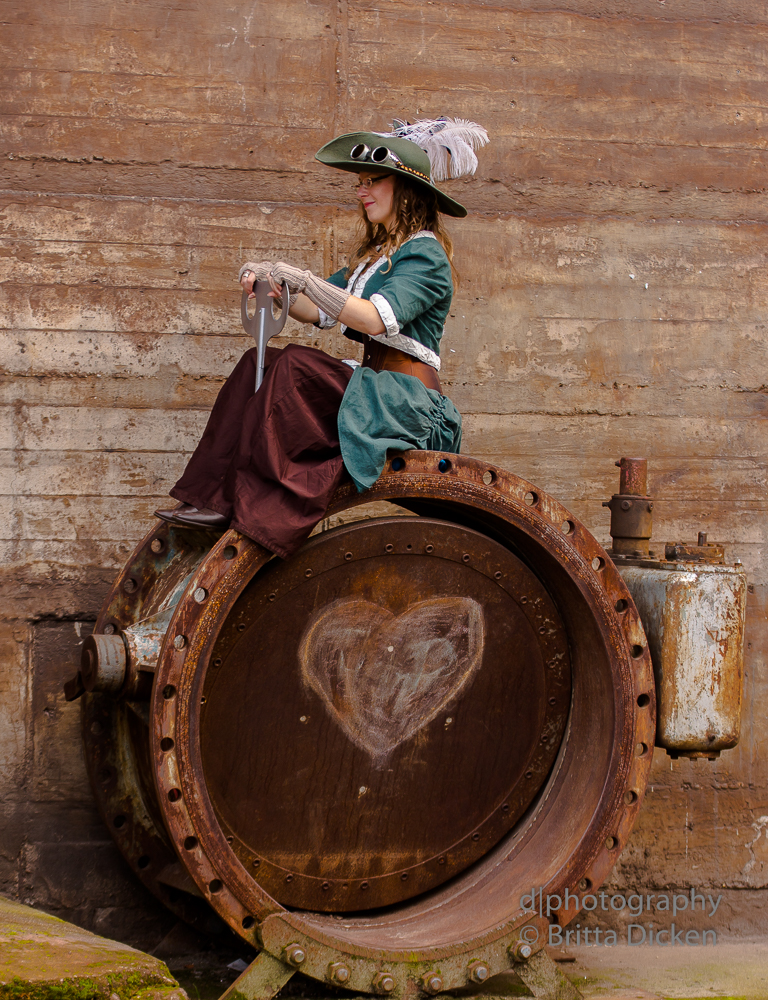 Luftpiratin Und Gentleman (steampunk-fotoshooting Im Lapadu)