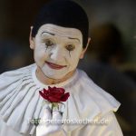 Clown beim Karneval in Venedig