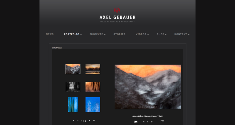 Webseite Axel Gebauer