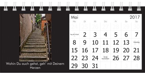 Kalender für den guten Zweck. Mit Wegen durch das Jahr - *fotowissen