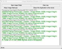 Foto Metadaten löschen auf Mac mit Image MetaData Stripper Foto Metadaten löschen auf Mac mit Image MetaData Stripper