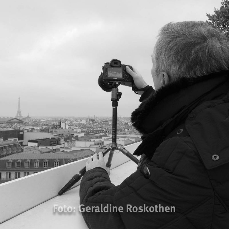 Fotograf in Paris - über den Dächern der Galerie Lafayette