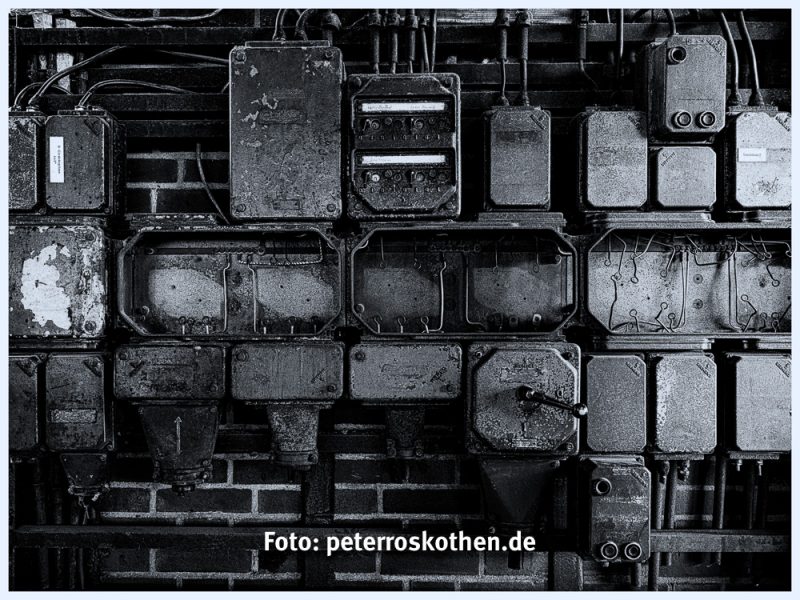 Schaltanlage auf Zeche Zollverein Schaltanlage auf Zeche Zollverein