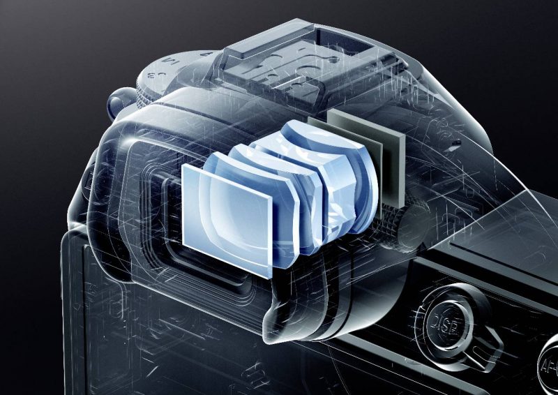 Der elektronische Sucher der Z6 und Z7 hat Abstand zum Gehäuse und ist aufwendig gefertigt