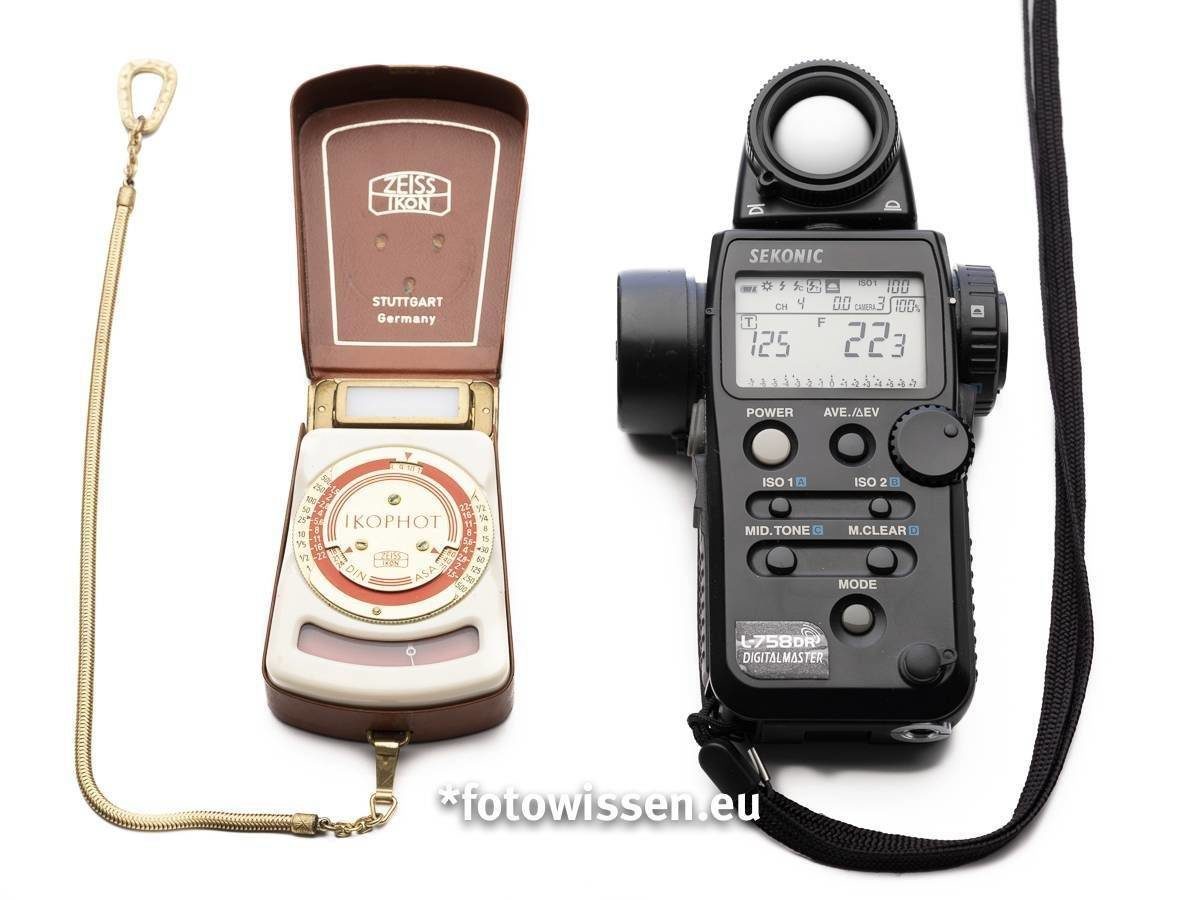 Alter und neuer Belichtungsmesser (Zeiss - Sekonic) Alter und neuer Belichtungsmesser (Zeiss - Sekonic)