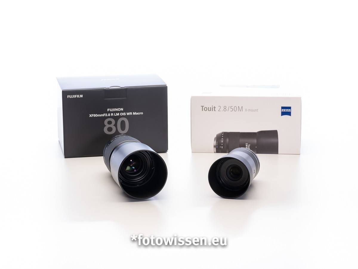 Vergleich Fujinon XF80mm F2.8 versus Carl Zeiss Makro Planar 2.8/50mm - Markoobjektive Fujinon XF80mm F2.8 versus Carl Zeiss Makro Planar 2.8/50mm - Markoobjektive