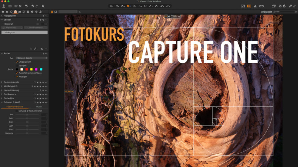 Fotoschulung Fotokurs Capture One Bildbearbeitung