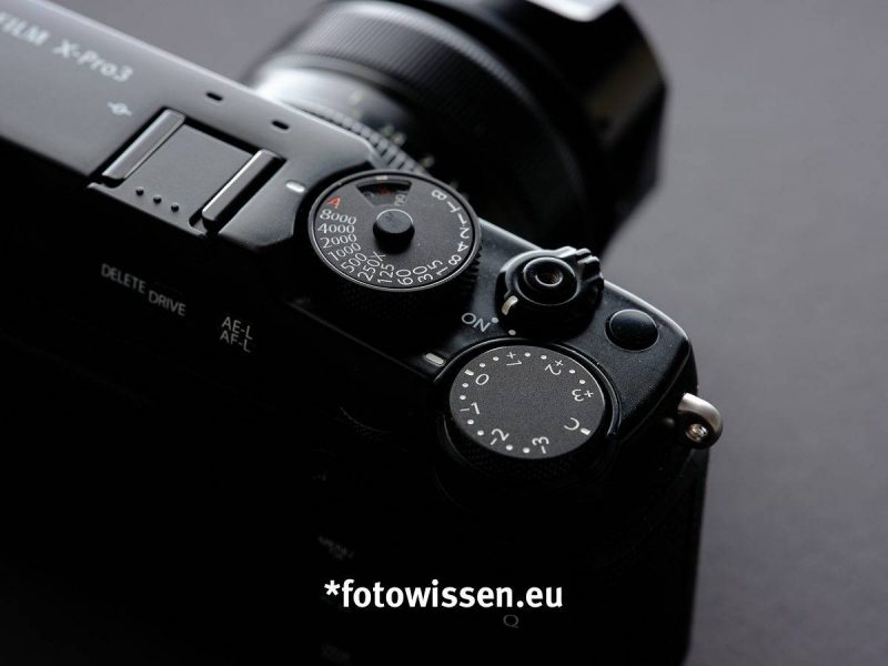 Test Fujifilm X-Pro3 - Einstellräder Belichtungszeit, ISO und Belichtungskorrektur Test Fujifilm X-Pro3 - Einstellräder Belichtungszeit, ISO und Belichtungskorrektur