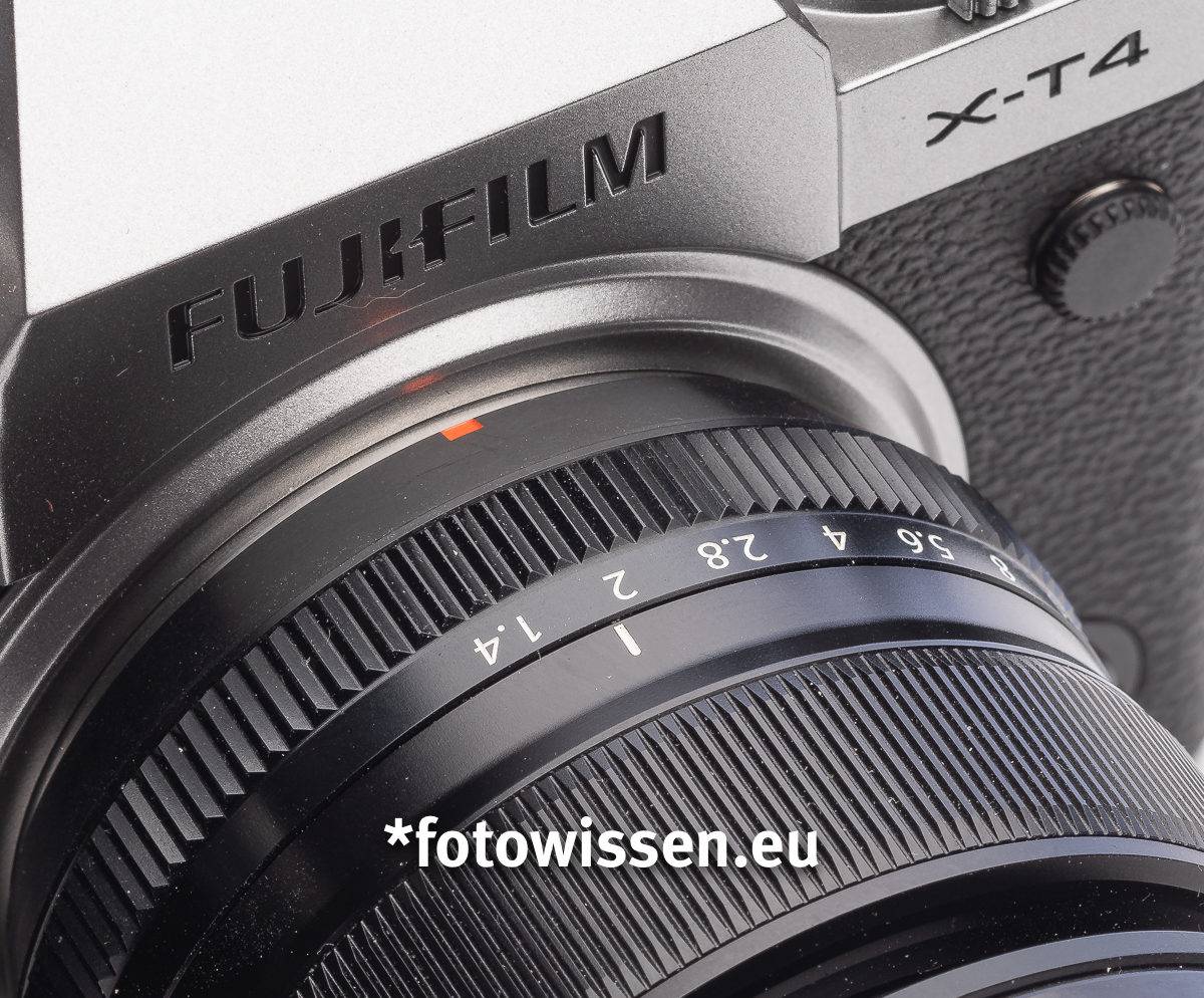 Verschmutztes Fujifilm-Objektive vor der Reinigung Verschmutztes Fujifilm-Objektive vor der Reinigung