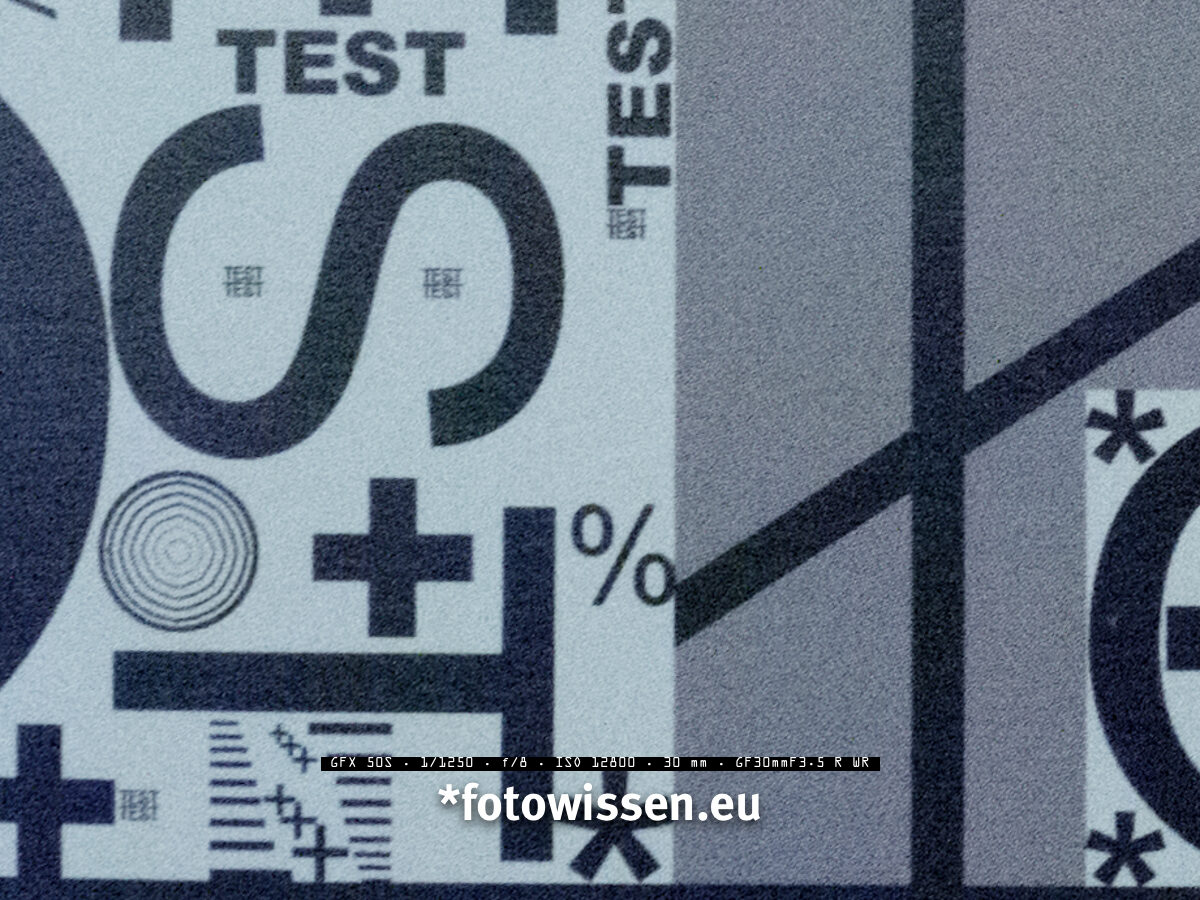 Bildqualität Fujifilm GFX 50s bei ISO 12.800