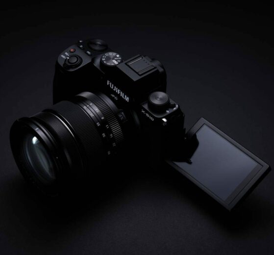 Fujifilm X-S10 - gedrehtes und geklapptes Touchdisplay