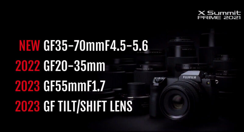 Vier neue Fuji GF-Objektive angekündigt Vier neue Fuji GF-Objektive angekündigt