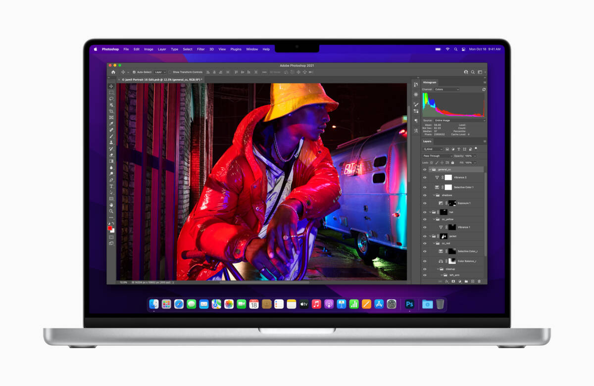MacBook Pro 16 Zoll 2021 mit Photoshop Bildbearbeitung für Fotografen - Fotografen müssen Allround-Talente sein