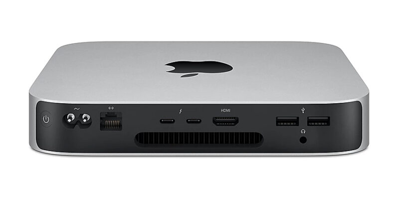 Angebot Apple Mac Mini M1 Rückseite Angebot Apple Mac Mini M1 Rückseite