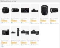 Kameras und Objektive von Sony Kameras und Objektive von Sony