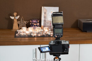 Besser Blitzen zu Weihnachten - Indirekter Blitz mit Gel Farbfilter