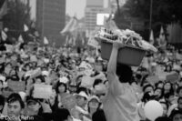 Seoul- Reiskuchen für Demonstranten - Foto: Detlef Rehn