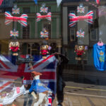 Das Fenster einer Tierhandlung in England.