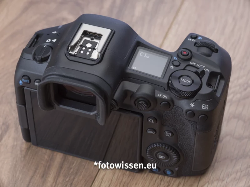 Canon R5 Mark II, auch R5 M2 genannt.