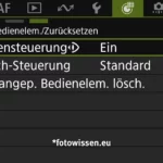 Canon R5 Mark II Augensteuerung Ein