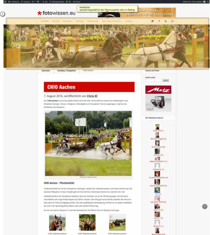 Beitrag Header