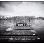 Schwarzweiß Foto Aus Digitalem Infrarot
