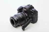 SLR mit Retroadapter und reversem Objektiv
