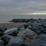 Sunset At Bray Beach