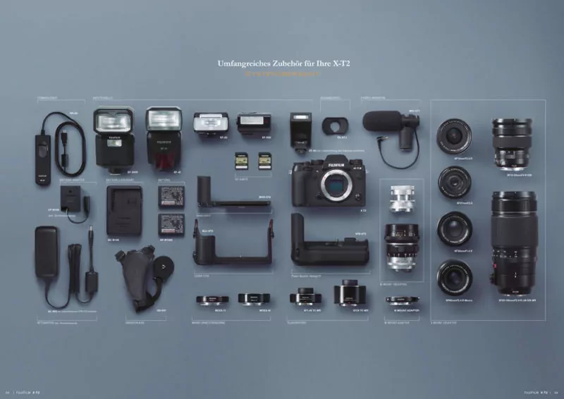 Fujifilm X-T2 optionales Zubehör Fujifilm X-T2 optionales Zubehör