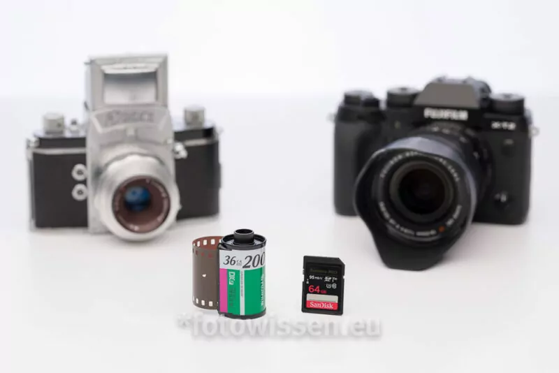 Digital Fotografieren versus Analog Fotografieren - High Tech hilft Fotografen