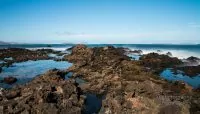 Langzeitbelichtung auf Lanzarote