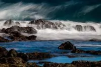 Langzeitbelichtung auf Lanzarote