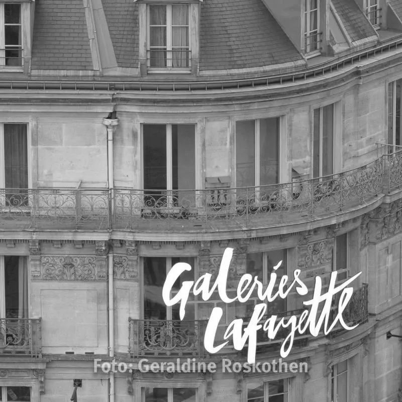 Paris Foto quadratisch Schwarzweiß