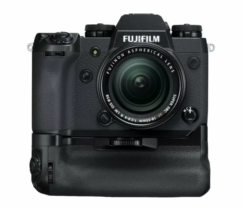 X H1 Black Front Vpb Xh1 Xf18 55mm 04 FUJIFILM X-H1 mit Batteriegriff