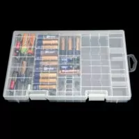 Nützliche Kunststoff Akku Aufbewahrung Box Case AAA AA
