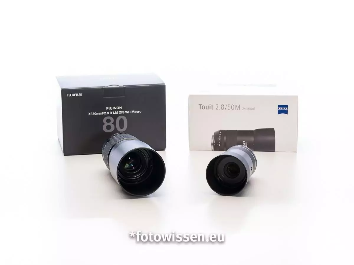 Vergleich Fujinon XF80mm F2.8 versus Carl Zeiss Makro Planar 2.8/50mm - Markoobjektive Fujinon XF80mm F2.8 versus Carl Zeiss Makro Planar 2.8/50mm - Markoobjektive