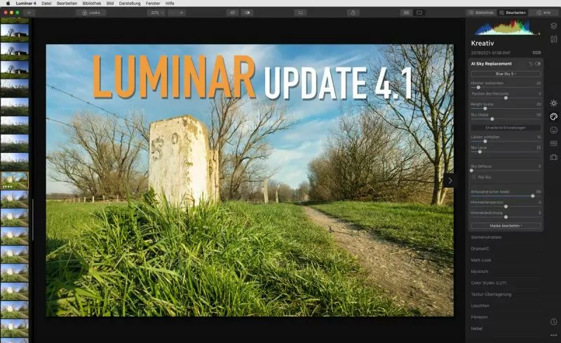Luminar 4 Update - Schneller und besser