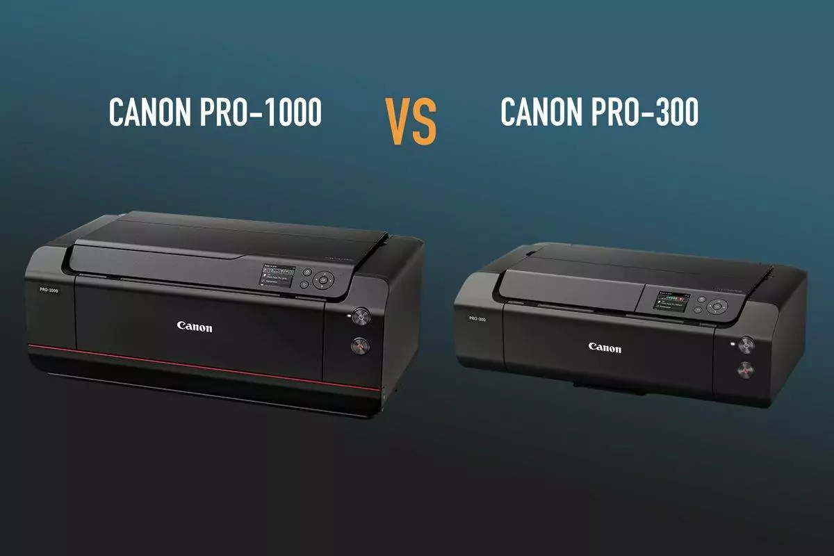 Fine-Art-Drucker Canon PRO-300 versus PRO-1000