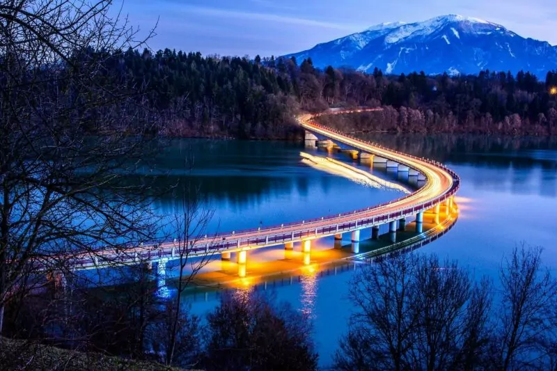 Völkermarkter Drau-Brücke - Foto: Manfred Starc - *fotowissen Bild der Woche