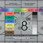 Testfotos Fujifilm XF70-300mm F4-5.6 R LM OIS WR Testchart 300mm F22