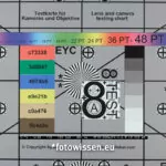 Testfotos Fujifilm XF70-300mm F4-5.6 R LM OIS WR Testchart 300mm F8