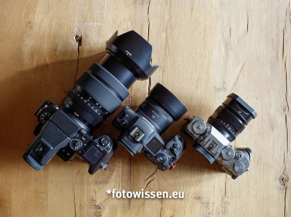 APS-C versus Vollformat versus Mittelformat - Sensoren Vergleichstest